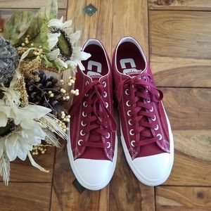 New  Converse Red Womens Size 11 Shoe
